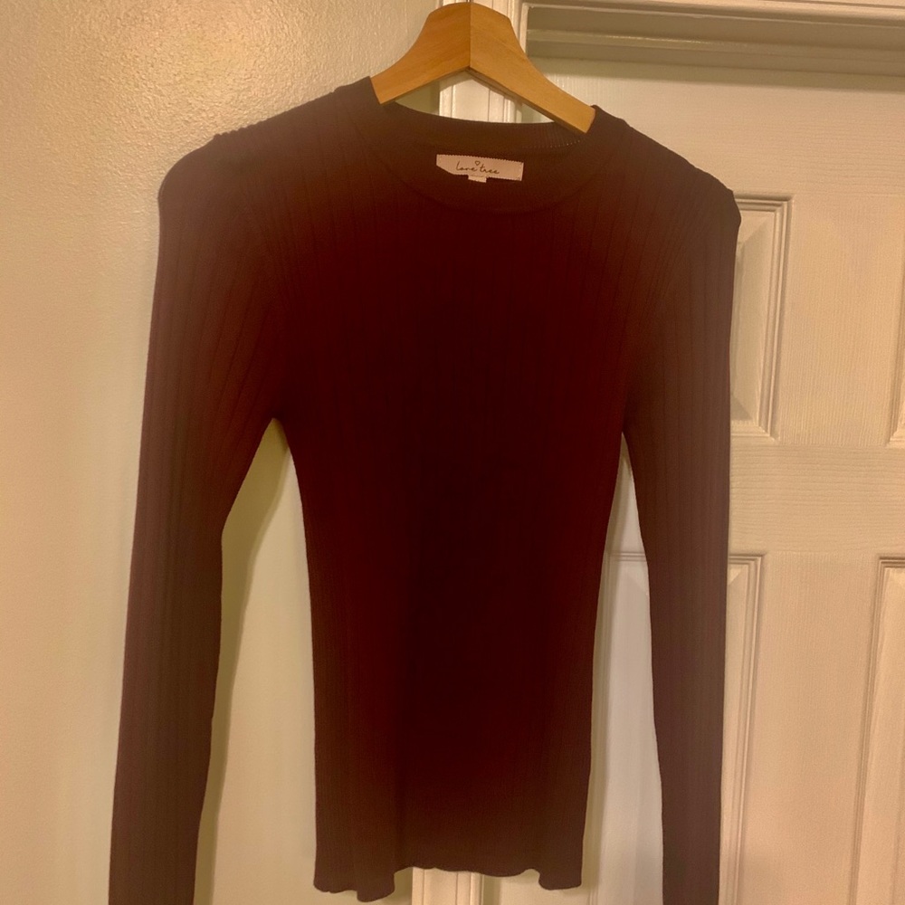 Love Tree M Long sleeve ribbed sweater